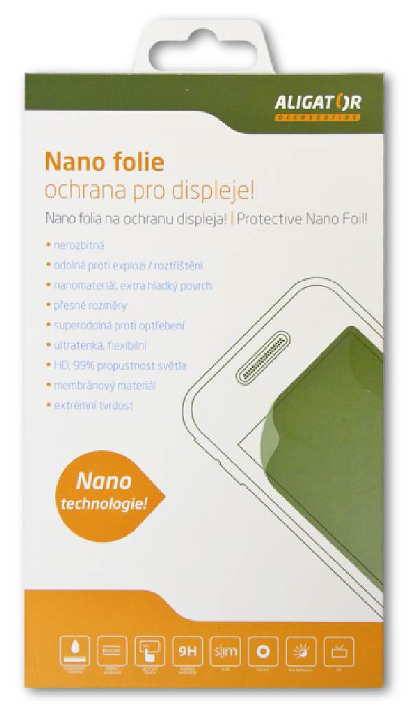 Aligátor, nano fólia, pre Apple iPhone 5/5C/5S