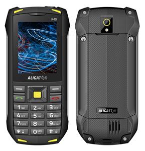 ALIGATOR R40 eXtremo, Dual SIM, čierno-žltý