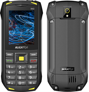 ALIGATOR R40 eXtremo, Dual SIM, čierno žltý