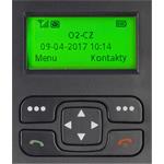 ALIGATOR T100, GSM stolný telefón na SIM kartu, čierny, (rozbalené)