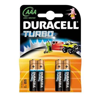 Alkalická batéria Duracell Turbo Power Check LR03 - 4xAAA