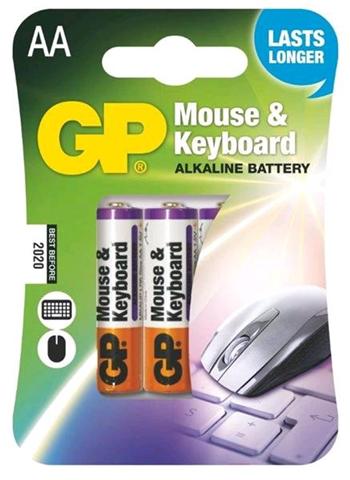 Alkalická batéria GP do myší a klávesníc AA 4ks