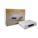 Alma 2781, DVB-T2 HD prijímač biely s displajom