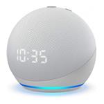 Amazon Echo Dot 4, s hodinami, biely