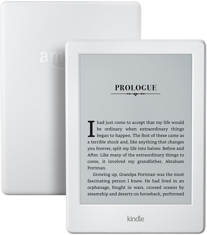 Amazon Kindle 8 Touch, 6" E-ink, wi-fi, sponzorovaná verzia, biela