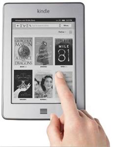 Amazon Kindle TOUCH, 6" E-ink displej, WIFi, dotykový display,