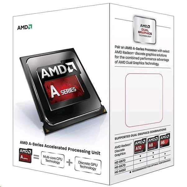 AMD A8-7600 (3,1Ghz / 4Mb / 65W / SocFM2+) Box