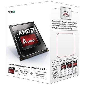 AMD, A8-7650K Processor BOX, soc. FM2+, 95W, Radeon R7, 95W tichý ventilátor