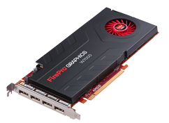 AMD FirePro Workstation Graphics W7000, 4GB/256-bit, GDDR5, 4xDP