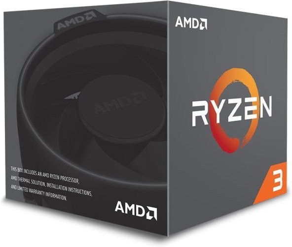 AMD Ryzen 3 1200, BOX, chladič Wraith - rozbalené