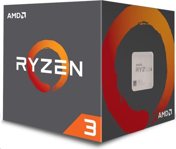 AMD Ryzen 3 1200, BOX, chladič Wraith