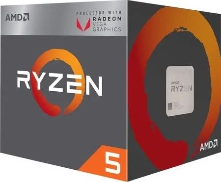 AMD Ryzen 5 2400G, 3.9 GHz, QuadCore, RX Vega
