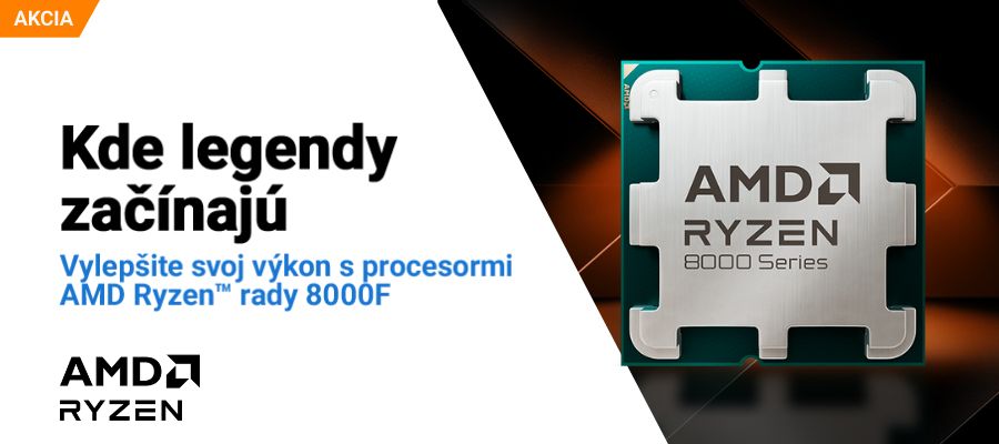 AMD Ryzen™ radu 8000F vám zaručí víťazstvo