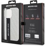 AMG Carbon Pattern kryt pre iPhone 16 Pro Max, biely