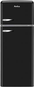 Amica VD 1442 AB, kombinovaná chladnička, čierna