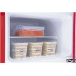 AMICA VD 1442 AR, chladnička viacdverová, červená