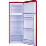 AMICA VD 1442 AR, chladnička viacdverová, červená