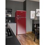 AMICA VD 1442 AR, chladnička viacdverová, červená
