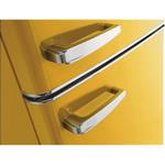 Amica VD 1442 AY, chladnička kombinovaná, žltá