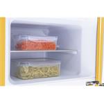 Amica VD 1442 AY, chladnička kombinovaná, žltá