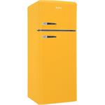 Amica VD 1442 AY, chladnička kombinovaná, žltá