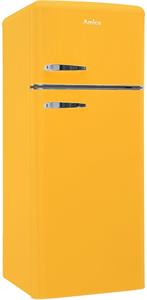 Amica VD 1442 AY, chladnička kombinovaná, žltá