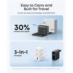 Anker 100W nabíjačka, 2xUSB-C, 1xUSB-A, čierna