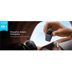 Anker 100W nabíjačka, 2xUSB-C, 1xUSB-A, strieborná