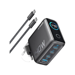 Anker 140W nabíjačka, 3xUSB-C, 1x USB-A, sivá