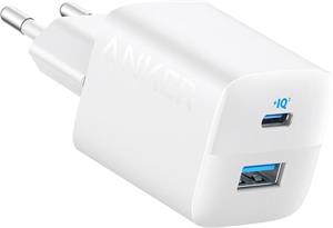 Anker 323 33W, 1xUSB-C, 1xUSB-A, biela