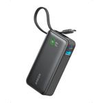 Anker 545 powerbanka, 10000mAh, 30W, USB-C kábel, čierna