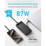 Anker A1383H11, Power Bank 20K, 87W,USB-C Cable, čierna, (rozbalené)