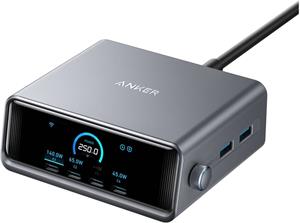 Anker A2345341, Prime Charger 250W, 6 Ports, GaNPrime