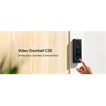 Anker eufy C30, videozvonček, 2K, čierny