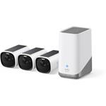 Anker eufy E40 (sada 3ks+jednotka HomeBase 3), soláarne nabíjanie, 2K, biela