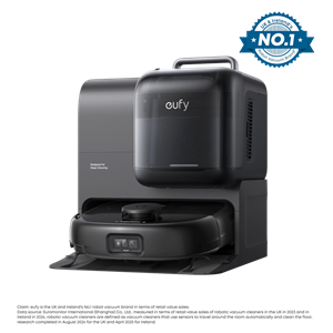 Anker eufy Omni E28, robotický vysávač, čierny