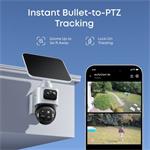 Anker eufy S4 (sada 2ks+jednotka HomeBase3), solárne napáianie, 4K, biela