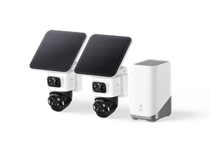 Anker eufy S4 (sada 2ks+jednotka HomeBase3), solárne napáianie, 4K, biela