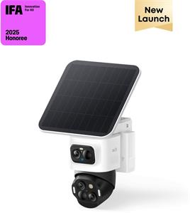 Anker eufy S4, vonkajšia kamera, solárne nabíjanie, 4K, biela