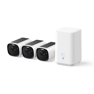 Anker eufyCam E40 3-Cam Kit + HomeBase S280 (sada 3ks+jednotka HomeBase 2), 2K, biela
