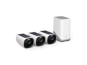 Anker eufyCam S330, (sada 3ks+jednotka HomeBase 3), 4K, biela