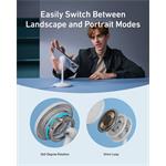 Anker MagGo A25X1, 15W, bezdrôtový nabíjací stojan, biely