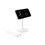 Anker MagGo A25X1, 15W, bezdrôtový nabíjací stojan, biely