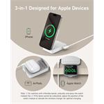 Anker MagGo B2557 15W, bezdrôtová nabíjacia stanica, biela