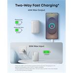 Anker Nano 10000mAh, powerbanka 45W s káblom USB-C, biela