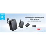 Anker Nano 10000mAh, powerbanka 45W s káblom USB-C, čierna
