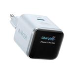 Anker Nano 45W, nabíjačka so smart displejom, 1xUSB-C, modrá