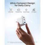 Anker Nano 70W nabíjačka, 2xUSB-C, 1xUSB, čierna