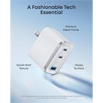 Anker Nano 70W nabíjačka, 2xUSB-C, 1xUSB, čierna