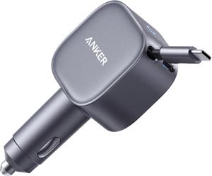 Anker Nano 75W, nabíjačka do auta s navíjacím káblom USB-C
